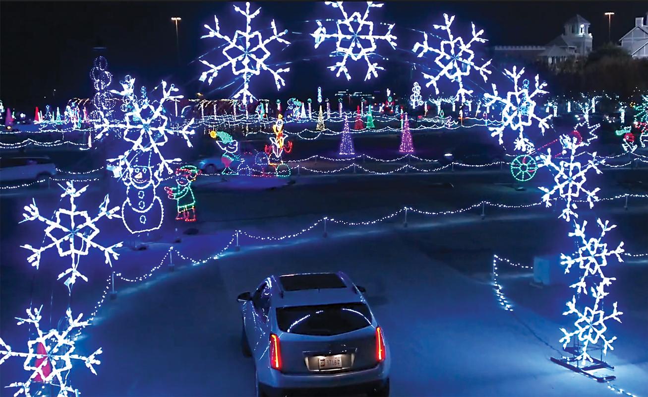 Drivethrough light show dazzles in Ennis Ellis County Press