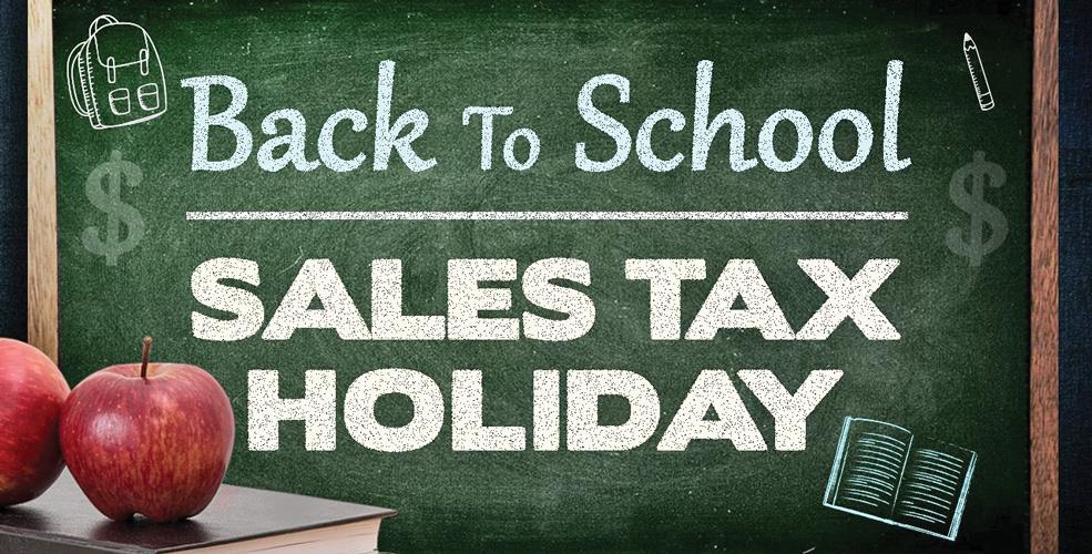 SALES TAX HOLIDAY IS AUG. 57 Ellis County Press