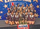 The Red Oak High School Cheer Squad returned from the USA Spirit Nationals on Feb. 22 with a first place in Crowd Leading Cheer. They also finished fourth place in Fight Song and fifth place in Band Chant.