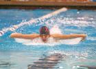ROHS Swimmer Inaky Garica, breaks the Red Oak school 100-meter butterfly record with a time of 59.12 at the Duncanville Tri-Meet on Jan. 11.
